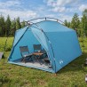 Tente tunnel Bleu 2 personnes Polyester 185T avec revêtement PU 645060645060