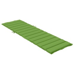 Coussin de chaise longue vert mélangé 200x60x4 cm tissu 645066645066