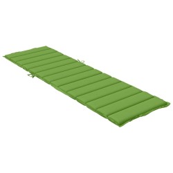 Coussin de chaise longue vert mélangé 200x70x4 cm tissu 645067645067