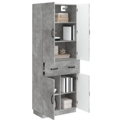 Ensemble de Meubles 2 pcs Gris béton Bois d'ingénierie 645069645069