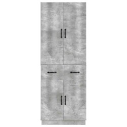 Ensemble de Meubles 2 pcs Gris béton Bois d'ingénierie 645069645069