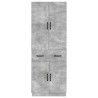 Ensemble de Meubles 2 pcs Gris béton Bois d'ingénierie 645069645069