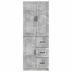 Ensemble de Meubles 2 pcs Gris béton Bois d'ingénierie 645072645072