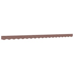 Tissu de remplacement de cantonnière d’auvent rayure marron 645084645084