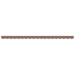 Tissu de remplacement de cantonnière d’auvent rayure marron 645084645084