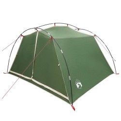 Tente tunnel Vert 4 personnes Polyester 185T avec revêtement PU 645085645085