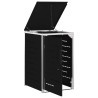 Stockage de bac à déchets for 1 Bin 240L Noir 645090645090