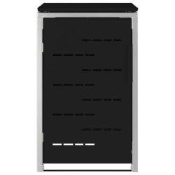 Stockage de bac à déchets for 1 Bin 240L Noir 645090645090