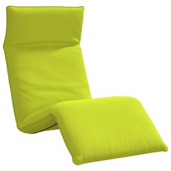 Transat pliant vert vif 175 x 54 x 8,5 cm en tissu Oxford 645097645097