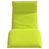 Transat pliant vert vif 175 x 54 x 8,5 cm en tissu Oxford 645097645097