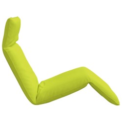 Transat pliant vert vif 175 x 54 x 8,5 cm en tissu Oxford 645097645097
