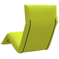 Transat pliant vert vif 175 x 54 x 8,5 cm en tissu Oxford 645097645097