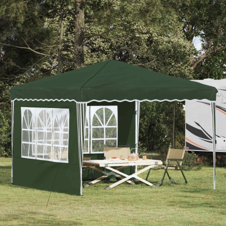 Tente de fête pop-up 288 x 288 x 245 cm Vert Tissu Oxford 645098645098