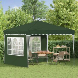 Tente de fête pop-up 288 x 288 x 245 cm Vert Tissu Oxford 645098645098