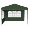 Tente de fête pop-up 288 x 288 x 245 cm Vert Tissu Oxford 645098645098