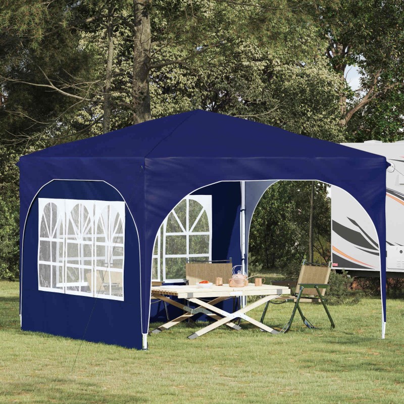 Tente de fête pop-up 290 x 290 x 245 cm Bleu 645110645110