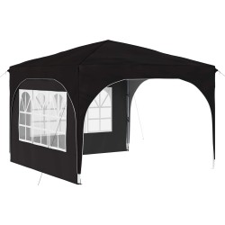 Tente de fête pop-up 290 x 290 x 245 cm Noir 645111645111
