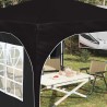 Tente de fête pop-up 290 x 290 x 245 cm Noir 645111645111