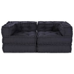 Unité de canapé modulaire 2 pcs Anthracite 140 x 70 x 56 cm 645114645114