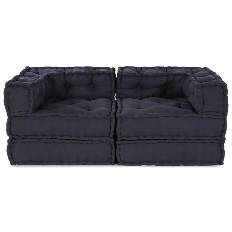 Unité de canapé modulaire 2 pcs Anthracite 140 x 70 x 56 cm 645114645114