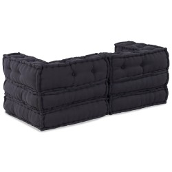 Unité de canapé modulaire 2 pcs Anthracite 140 x 70 x 56 cm 645114645114