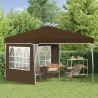 Tente de fête pop-up 288 x 288 x 245 cm Taupe Tissu Oxford 645117645117
