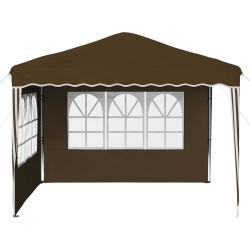 Tente de fête pop-up 288 x 288 x 245 cm Taupe Tissu Oxford 645117645117