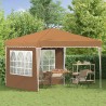 Tente de fête pop-up 288 x 288 x 245 cm Beige Tissu Oxford 645118645118