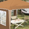 Tente de fête pop-up 288 x 288 x 245 cm Beige Tissu Oxford 645118645118
