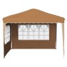 Tente de fête pop-up 288 x 288 x 245 cm Beige Tissu Oxford 645118645118