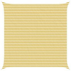 Voile d'ombre Jaune et blanc 5 x 5 m HDPE 645120645120