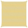 Voile d'ombre Jaune et blanc 5 x 5 m HDPE 645120645120
