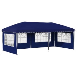 Tente de fête pop-up 575 x 289 x 245 cm Bleu 645137645137