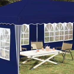 Tente de fête pop-up 575 x 289 x 245 cm Bleu 645137645137