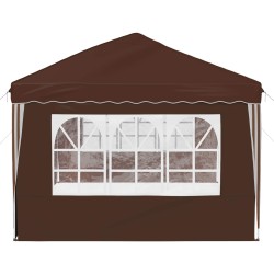 Tente de fête pop-up 575 x 289 x 245 cm Marron 645138645138