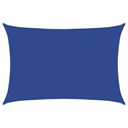 Voile d'ombrage 160 g/m² rectangulaire bleu 5x7 m PEHD 645145645145