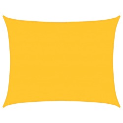 Voile d'ombrage 160 g/m² rectangulaire jaune 6x8 m PEHD 645146645146
