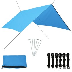 Bâche d'extérieur 3x2,85 m Bleu 645176645176