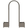 Arc à Roses avec Jardinière Gris 168,5 x 43 x 207 cm PP 645177645177