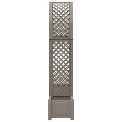 Arc à Roses avec Jardinière Gris 168,5 x 43 x 207 cm PP 645177645177