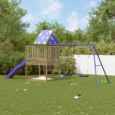 Aire de jeux d'extérieur bois de pin imprégné 645180645180