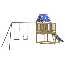 Aire de jeux d'extérieur bois de pin imprégné 645180645180