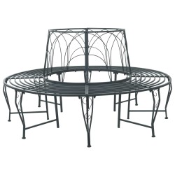 Banc d'Arbre 8-Nombre de places Ø 160 x 89 cm Acier 645182645182