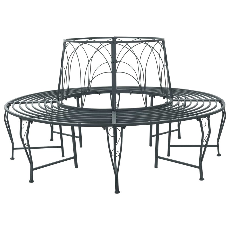 Banc d'Arbre 8-Nombre de places Ø 160 x 89 cm Acier 645182645182