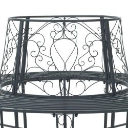 Banc d'Arbre 8-Nombre de places Ø 160 x 89 cm Acier 645193645193