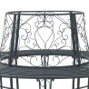 Banc d'Arbre 8-Nombre de places Ø 160 x 89 cm Acier 645193645193