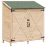 Abri de jardin Naturel 106 x 56 x 113,5 cm Bois de Sapin Massif 645198645198