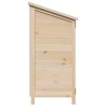 Abri de jardin Naturel 106 x 56 x 113,5 cm Bois de Sapin Massif 645198645198