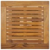 Table de bar Gris 60x60x110 cm Résine tressée et bois d'acacia 645203645203