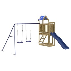 Aire de jeux d'extérieur bois de pin imprégné 645213645213